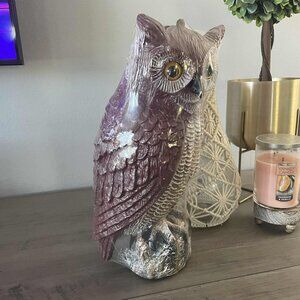 New: Large Garden Great Horn Owl Decor